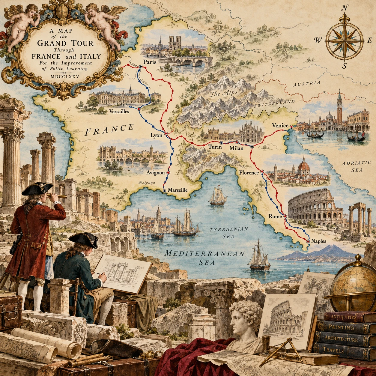 Il Grand Tour come fenomeno culturale transnazionale